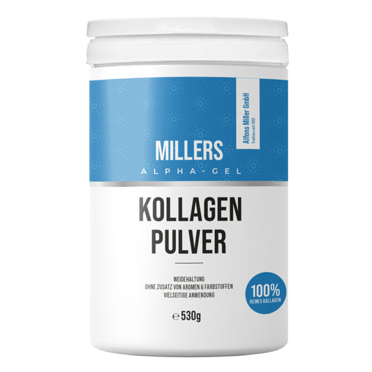 Millers Alpha-Gel 530 g Dose - reines Kollagen Pulver